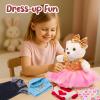 Bear Clothes Outfit with a Bear Doll, Fit Most 12-16 Inch Bears Stuffed Clothes Pajamas Plushy for Stuffed Bear view 4