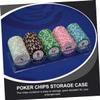 FUNNETOYU Poker Chip Rack Lid 100 Chip Capacity Stylish Storage Box for Poker Enthusiasts for Tournaments and Home Games view 2