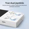 RG35XX Pro Handheld Game Consoles RG35XXPro Retro Gaming Console with 64GB Card 4353 Games Video Game Console Linux 64 Portable Pocket Arcade Support 30+ Simulators WiFi Bluetooth HD Output White view 4
