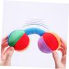 HANABASS 2pcs Grip Rattle Toys for Newborns Boy Girl Sensory Toys Years Soft Dumbbell Exercise Soothing view 4