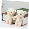 Abaodam 12pcs Mini Bear Hanging Ornaments Adorable Bear Doll Key Chain Pendant for Crafting and Decoration for All Ages view 2