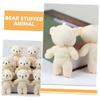 Abaodam 12pcs Mini Bear Hanging Ornaments Adorable Bear Doll Key Chain Pendant for Crafting and Decoration for All Ages view 3