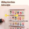AKIQKPX Wall-mountable Figure Display Case, Display Cases for Collectibles, Multi-Layer Acrylic Display Case, Display Cabinet with Sliding Doors for Action Figure(3 Tier,55cm-21.7in) view 4