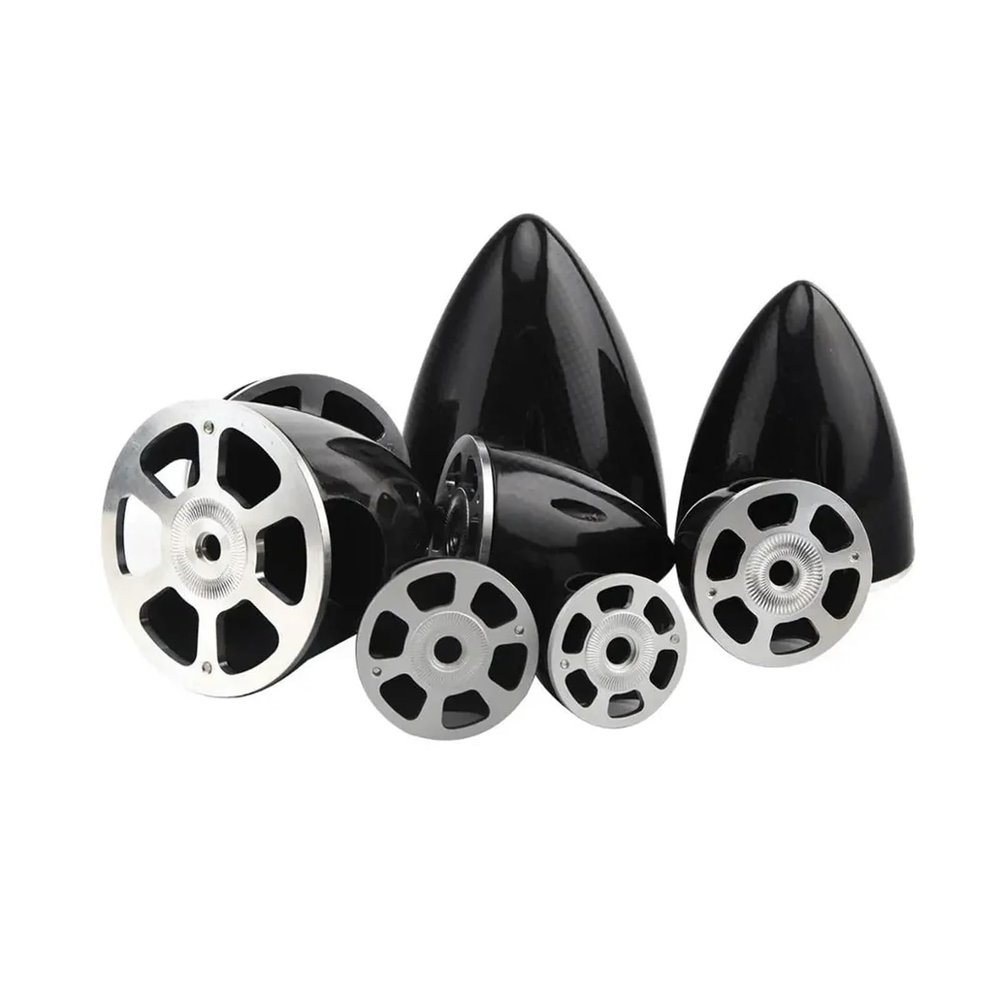 1 Piece Carbon Spinner 2 Conical Compatible RC Airplane Propeller Multiple Sizes 1.75 to 4 Inch Universal(45MM)