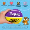 Tryeht Mini Self-Inflating Basketballs, 5, Hollow Rubber Balls with New Feel, High Bounce, No Pump Needed, Multi-Color, Perfect for Small Hoops, Outdoor Games, Picnic and School Play (6 Pack) view 3