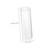 ARTIBETTER 10pcs Coin Tubes for Coin Storage Sturdy Plastic Holders Collectibles Container for Half and Quarter view 2