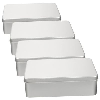 Alipis Square Iron Dice Storage Case with Foam Inserts Portable Tin Dice Organizer for Home Use for Board -Piece Set