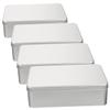 Alipis Square Iron Dice Storage Case with Foam Inserts Portable Tin Dice Organizer for Home Use for Board -Piece Set view 1