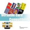2025 New Smart 2-in-1 Automatic Card Shuffler and Dealer,Programmable Card Dealer,Card Shuffler 2 Deck,360 Rotation,Ultra Quiet,Rechargeable,Support 12 Players,with 4 Wireless Buttons (White&Black) view 3