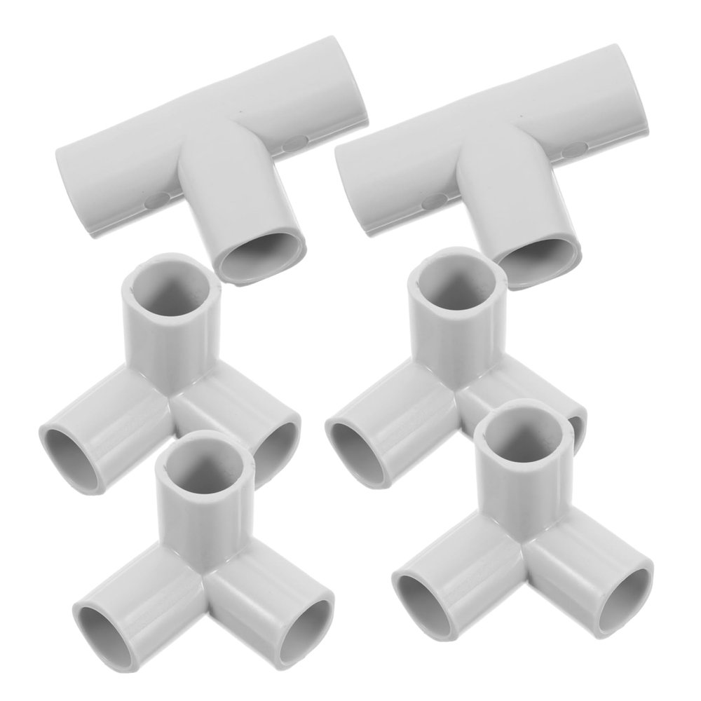 KOMBIUDA 6pcs Playpen Pipe Connector Pe Corner Adapter Elbow Fittings for Easy Assembly Stair Gate Accessory