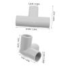 KOMBIUDA 6pcs Playpen Pipe Connector Pe Corner Adapter Elbow Fittings for Easy Assembly Stair Gate Accessory view 2