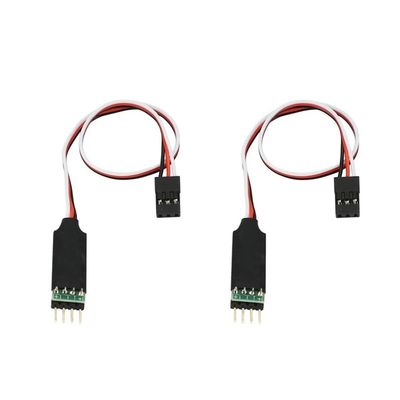 YRhXAF 2Pcs 3CH 3-Channel Lamp Control Switch Panel Compatible with 1/10 1/8 RC Model Car SCX10 Trx4