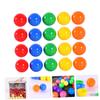 Garneck 100Pcs Openable Balls Sphere Game Balls for Festive Events Raffle Draws and Party Supplies Durable Lightweight for Fun Celebrations view 2