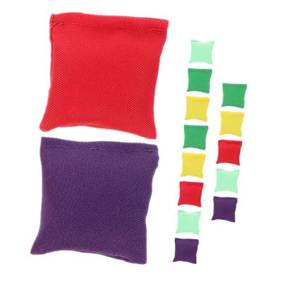 HEALSOPTHY 15pcs Interactive Bean Bags for Boys and Girls Double Throwing Game for Outdoor Parties and Family Fun