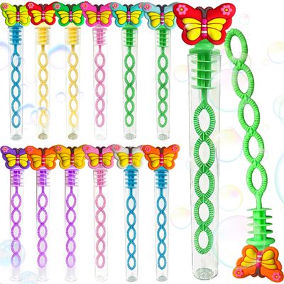 24 Packs Bulk Mini Butterfly Bubble Wands, Boys and Girls Holiday Party Favors Student Summer Party Supply