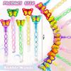 24 Packs Bulk Mini Butterfly Bubble Wands, Boys and Girls Holiday Party Favors Student Summer Party Supply view 3