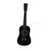 CORHAD Folk Acoustic Guitar for Mini Music Instrument for Beginners Comfortable Play for Music Lovers Black view 2