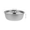 SKISUNO Bowl Boys and Girls Eating Bowl Fine Craftsmanship Lid for Kitchen Use view 2