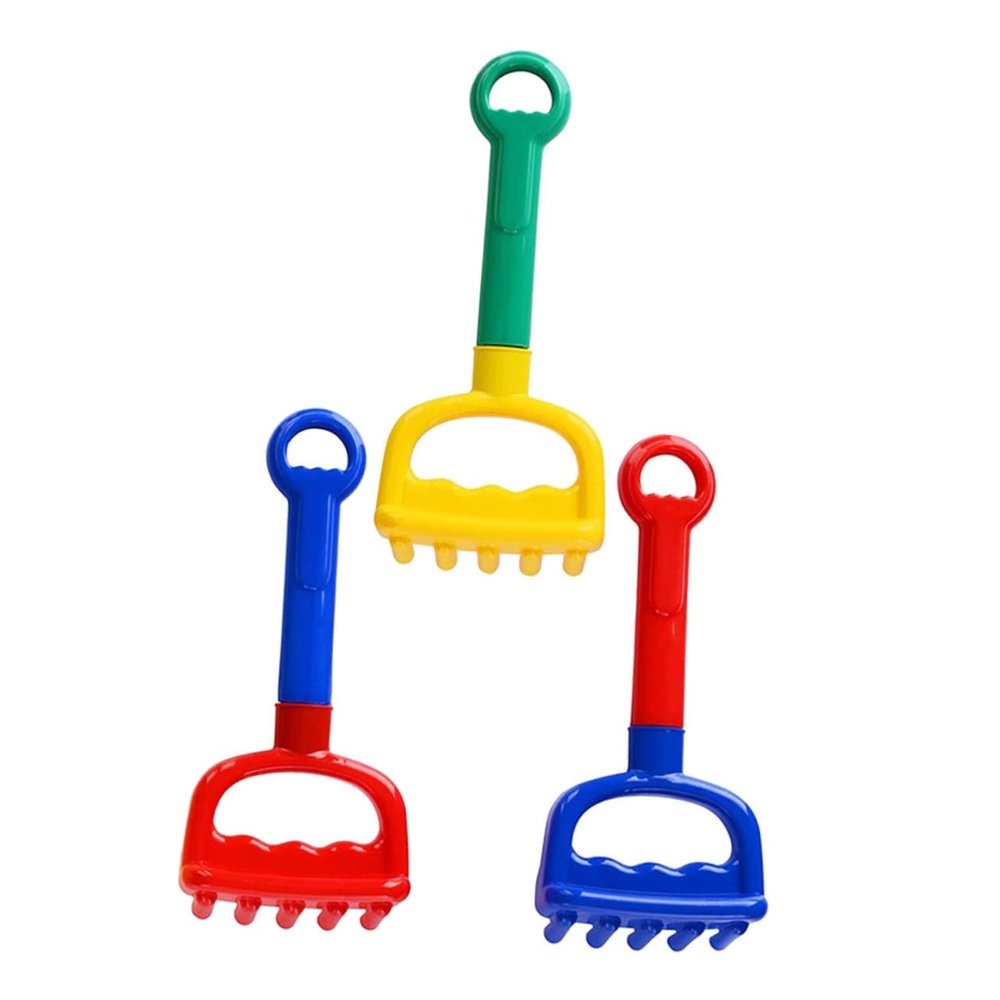 BCOATH 3Pcs Sand Rake for Beach for for Age Engaging Sand Play