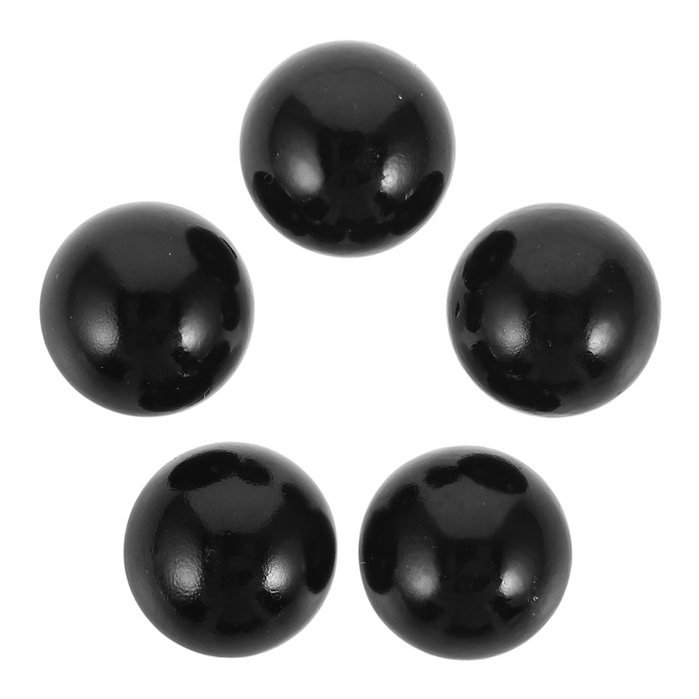 Abaodam 5pcs Miniature Pinball Machine Black Plastic for Fun for Family Gatherings and Parties Multiplayer Enjoyment