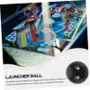 Abaodam 5pcs Miniature Pinball Machine Black Plastic for Fun for Family Gatherings and Parties Multiplayer Enjoyment view 4