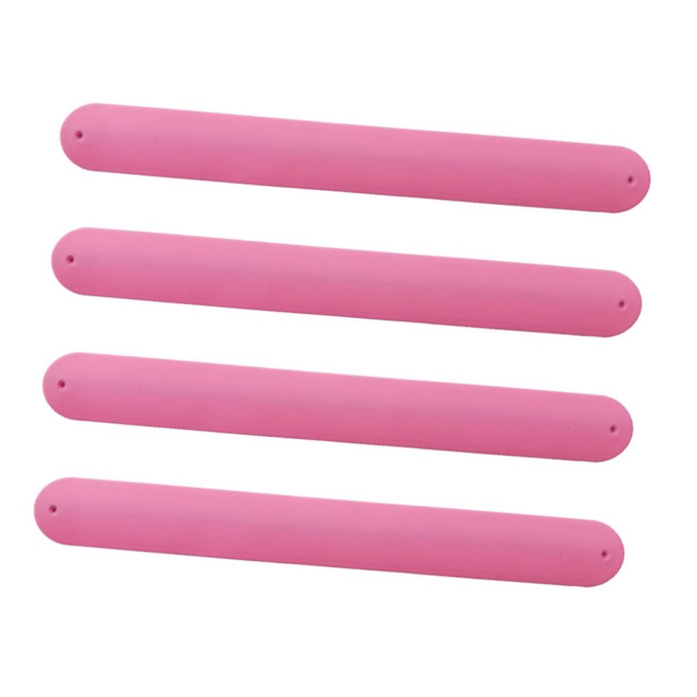 Abaodam 4pcs Silicone Slap Bracelets DIY Snap Wristbands for Themed Parties School Projects and Celebrations Comfortable Ages