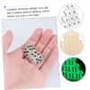 Abaodam 10Pcs Luminous Six Sided Dice Glow Dark Party Game Dice for Bar Gatherings and Shows Comfortable Corner Design for view 2