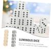 Abaodam 10Pcs Luminous Six Sided Dice Glow Dark Party Game Dice for Bar Gatherings and Shows Comfortable Corner Design for view 4