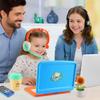 Pretend Play Home Office Set for Kids, Features Toy Laptop Computer, LCD Writing Tablet, Toy Phone, Headset, Sunflower & Coffee Cup, Toys Gifts for Boys Girls Age 3-5-7 view 4