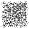 120 Pieces Plastic Spiders, Spiders Halloween Decorations, Halloween Spider, Fake Spiders, Black Small Spider Web Decoration, Realistic Prank Props Scare Fun Practical Surprise Joke Toys Home Party view 1