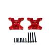 Compatible with 1/16 16101 16102 16103 16106 16201 PRO High Speed RC car Upgraded Metal Fittings Front and Rear Shock Brackets(Red) view 2