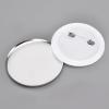 aqxreight 100pcs Badge Back Cover Tinplate Plastic Base Avoid Firm DIY Badge Tool for Christmas Birthday Gifts50mm 100pcs Back CoverDIY ToolTinplate Activities of and (100 Sets of 50MM Badges) view 3