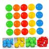 SKISUNO 20Pcs Balls Durable Plastic Eggs for Raffle Games Party Activities and Contests Includes and Balls view 3