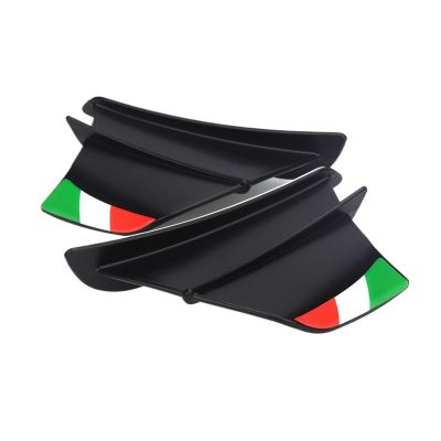 FLONAVTEX Fit for Aprilia Fit for Tuono 1000 RS125 RS250 RSV1000 Mille Rs 660/125 Rs660 Rsv 4 Rsv4 Motorcycle Winglet Wing Kit Spoiler(Style8)