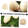 BESPORTBLE 2pcs Wooden Musical Egg for Percussion Instruments for Hands Material Safe for Early Music Learning view 4