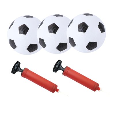 Abaodam 1 Set Soccer Ball Playset with Footballs Inflators Fun Indoor Outdoor Sports for Enhances Coordination Motor Skills