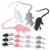 BESPORTBLE 16pcs Fake Mice Mouse Miniatures Halloween Rats Decor Props Decorative Figurines Safe Material view 1
