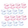 FOYTOKI 48Pcs Mini Acrylic Rocking Horse for Desktop Decoration Shower Party Ornaments Safe Lightweight Adornment for Living DIY Craft Supplies view 1