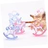 FOYTOKI 48Pcs Mini Acrylic Rocking Horse for Desktop Decoration Shower Party Ornaments Safe Lightweight Adornment for Living DIY Craft Supplies view 3