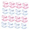 Gogogmee 48Pcs Mini Acrylic Rocking Horse DIY Desktop Decoration for Parties Home Decor and Safe Lightweight Miniature Rocking Horse Ornaments view 1