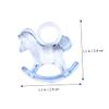 Gogogmee 48Pcs Mini Acrylic Rocking Horse DIY Desktop Decoration for Parties Home Decor and Safe Lightweight Miniature Rocking Horse Ornaments view 4