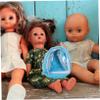 Kisangel Cute Miniature Backpack Zipper School Bag for Dolls Tiny Doll Travel Bag Blind Case for Bjd view 4