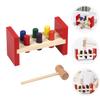 Sosoport 1 Set Wooden Pounding for Hand Eye Coordination Early Education Cognitive Development and Safe Material Recognition Activity view 3