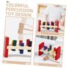 Sosoport 1 Set Wooden Pounding for Hand Eye Coordination Early Education Cognitive Development and Safe Material Recognition Activity view 4