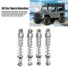 2 Pairs RC Car Shock Absorber, 90mm Aluminum Alloy RC Shocks Replacement RC Car Modification Parts for WPL C14 C24 MN D90 99S Model (Silver) view 4