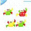 BESPORTBLE 4pcs Funny Clockwork Crab Wind Up Plastic Crabs Present for Engaging Mechanical Action for Fun Play view 3