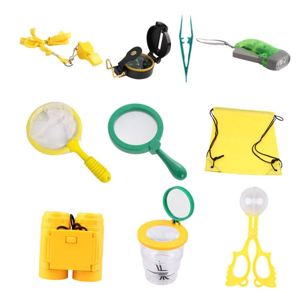 GARIOUANS 10Pcs Childrens Observing Kit for Outdoor Hiking Lightweight Educational Tools for Wilderness Exploration and Insect Observation Activities