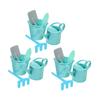 Abaodam 3sets Garden Tool Adorable Simulation Gardening Tools for Boys and Girls Includes Watering Can Shovel and Bucket for Indoor and Outdoor Garden Decorations view 1