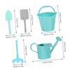 Abaodam 3sets Garden Tool Adorable Simulation Gardening Tools for Boys and Girls Includes Watering Can Shovel and Bucket for Indoor and Outdoor Garden Decorations view 2