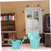 Abaodam 3sets Garden Tool Adorable Simulation Gardening Tools for Boys and Girls Includes Watering Can Shovel and Bucket for Indoor and Outdoor Garden Decorations view 4